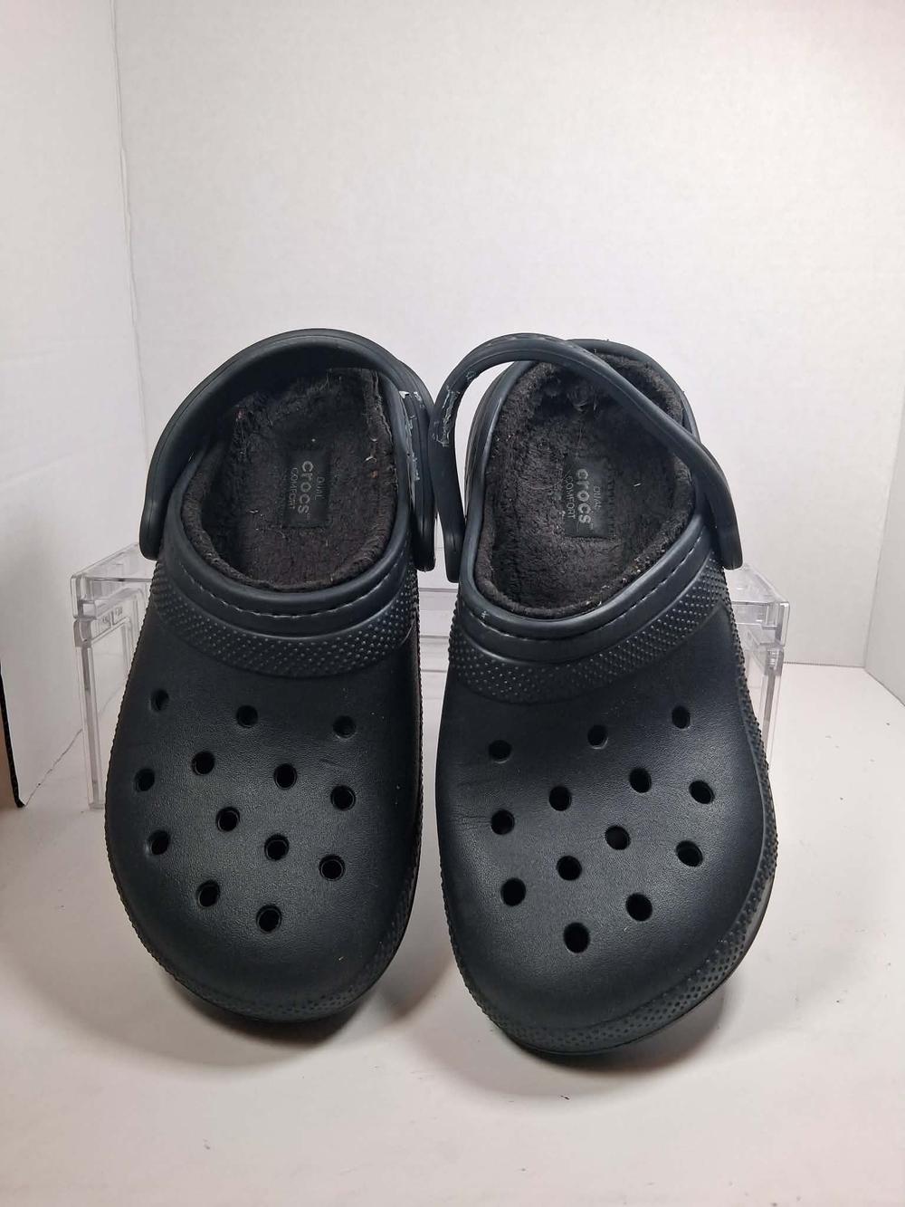 Crocs Women's Classic Lined Clog - Black Sz7